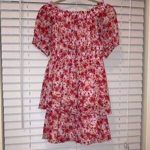 Laundry By Shelli Segal Soft Pink floral dress